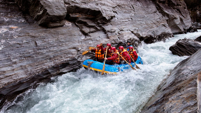 Whitewater Rafting in Queenstown, New Zealand